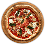 Mushroom & Peppers Pizza 