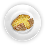 Baked Potato With Butter 