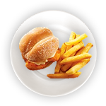 Kids Chicken Burger & Fries 